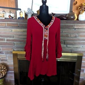 Pretty red tunic